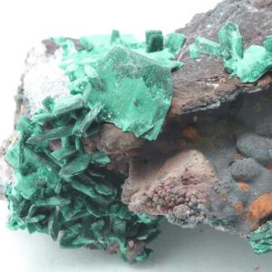 Pseudomorphose von Malachit nach Azurit