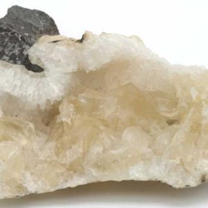Natrolith, Calcit