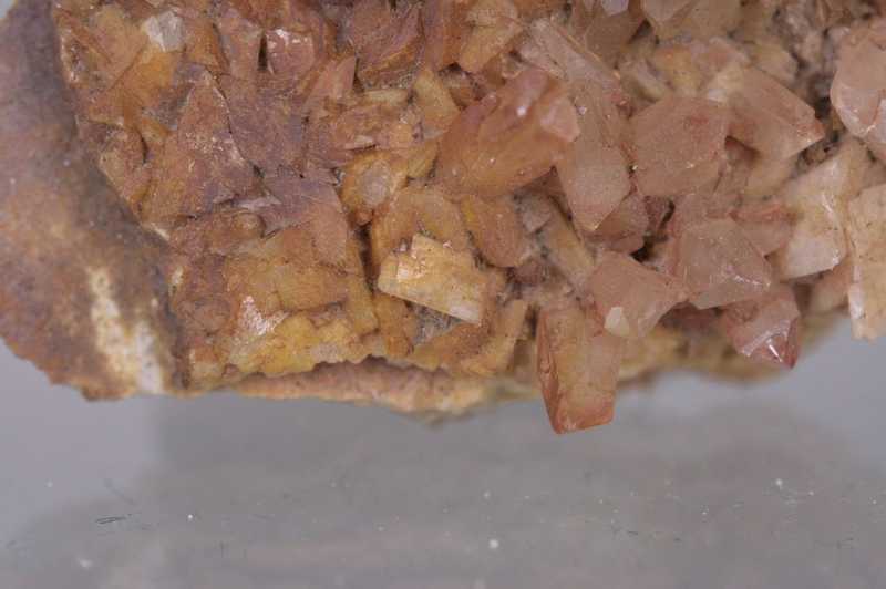 Ankerit, Quarz (Kristall)