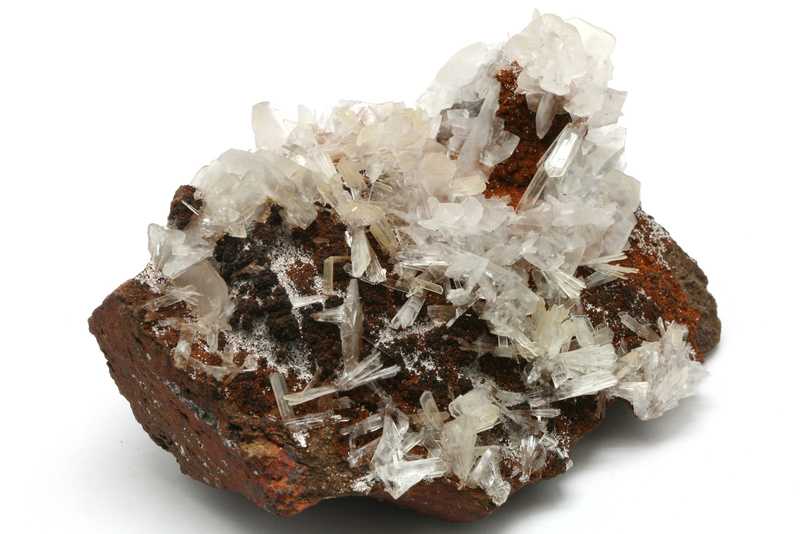 Hemimorphit, Calcit – Bild 2