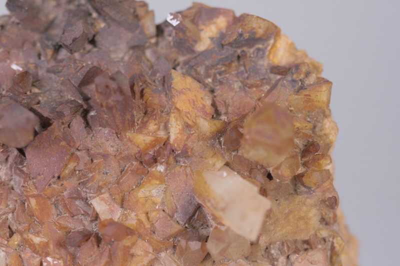 Ankerit, Quarz (Kristall) – Bild 3