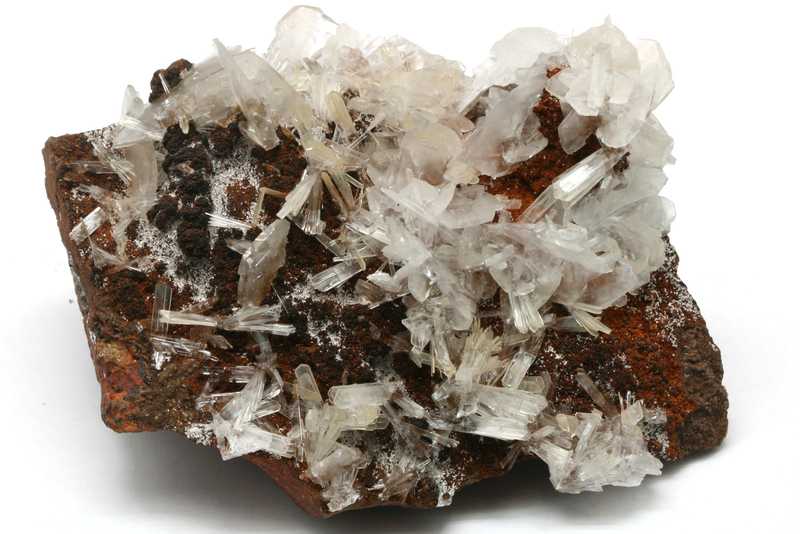 Hemimorphit, Calcit – Bild 4