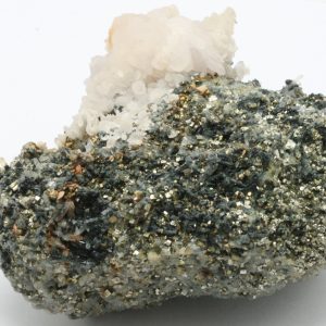 Pyrit, Calcit