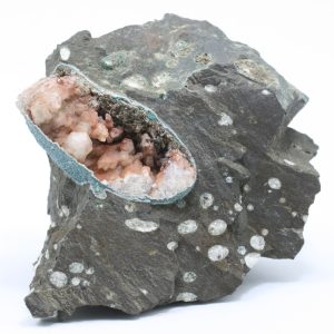 Harmotom, Calcit