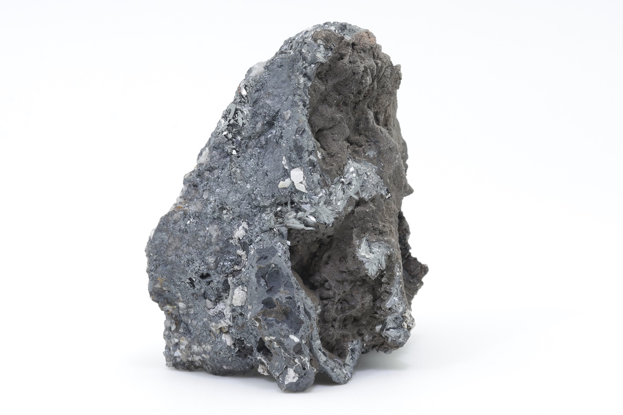 Pyrolusit, Quarz – Bild 2