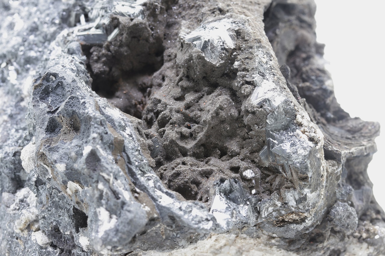 Pyrolusit, Quarz – Bild 6