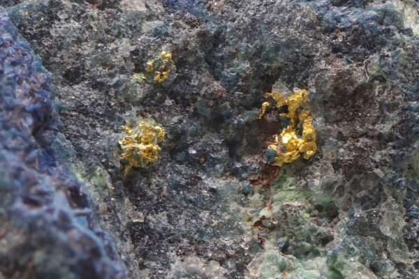 Gold, Shattuckit, Chrysokoll, Kuprit
