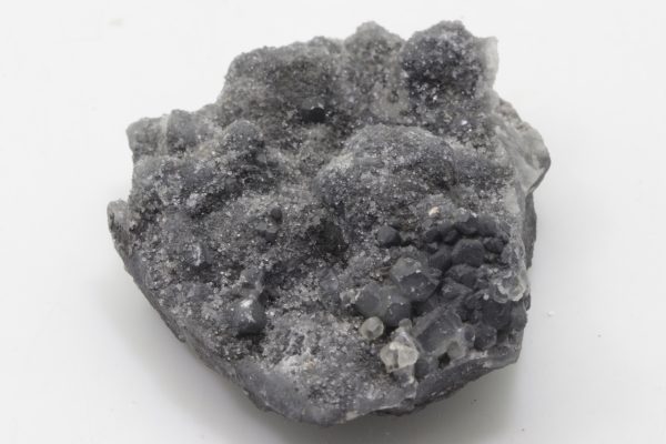 Boulangerit, Quarz, Calcit – Bild 4