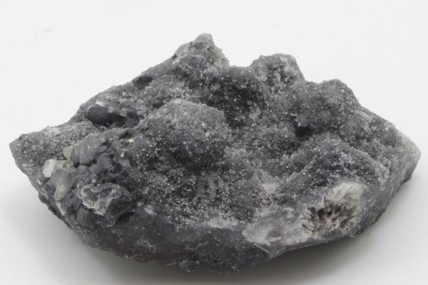 Boulangerit, Quarz, Calcit – Bild 5