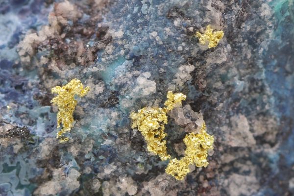 Gold, Chrysokoll, Shattuckit – Bild 10