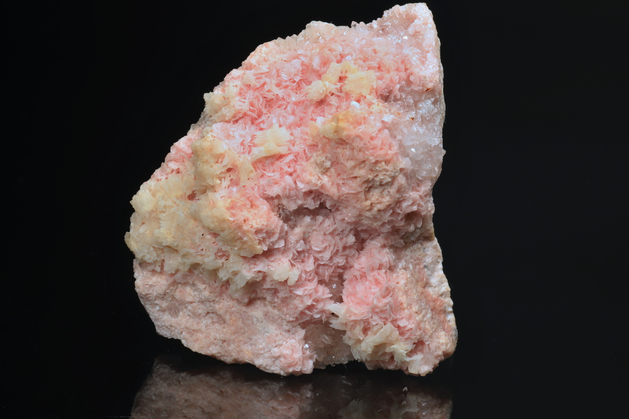 Rhodochrosit, Quarz