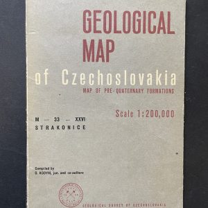 Geologische Karte von Tschechoslowakei