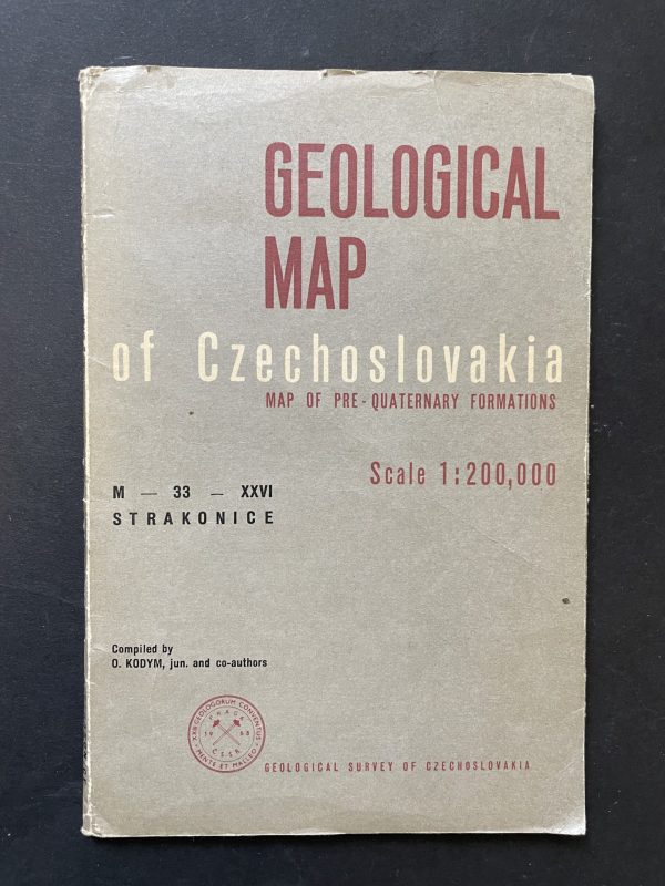Geologische Karte von Tschechoslowakei