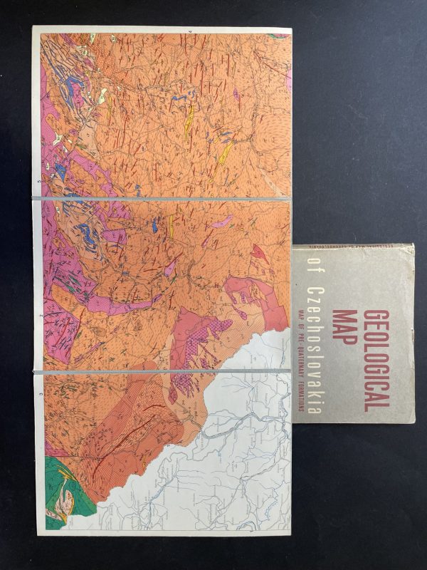 Geologische Karte von Tschechoslowakei – Bild 3