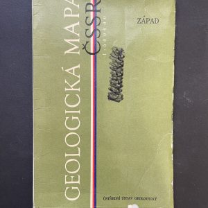 Geologische Karte der ČSSR 1:500 000 - Westen