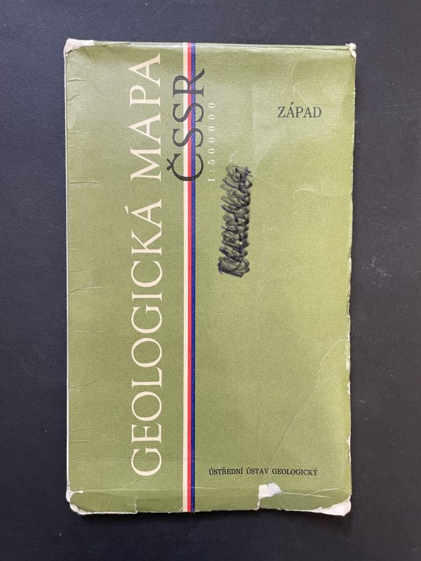 Geologische Karte der ČSSR 1:500 000 - Westen