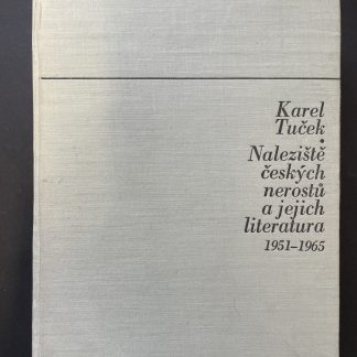 Naleziště českých nerostů a jejich literatura 1951–1965