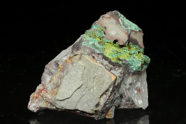 Volbortit, Malachit – Bild 3