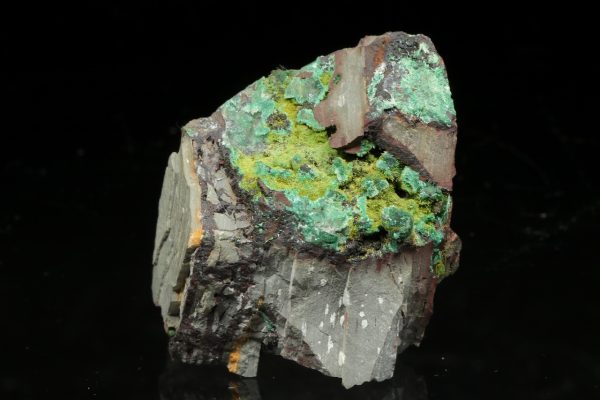 Volbortit, Malachit – Bild 2