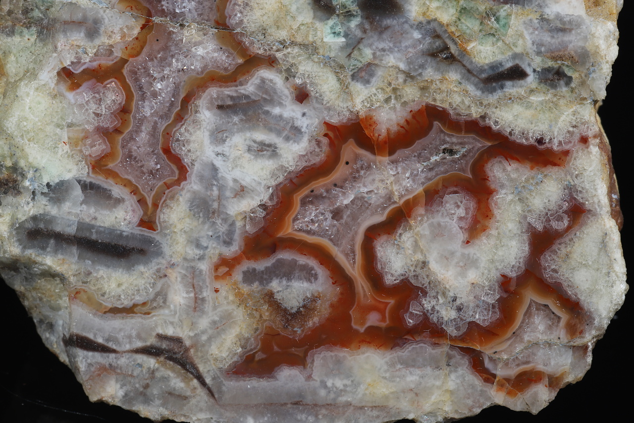 Karneol, Amethyst, Fluorit – Bild 2