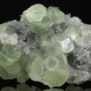 Fluorit, křišťál