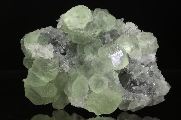 Fluorit, křišťál
