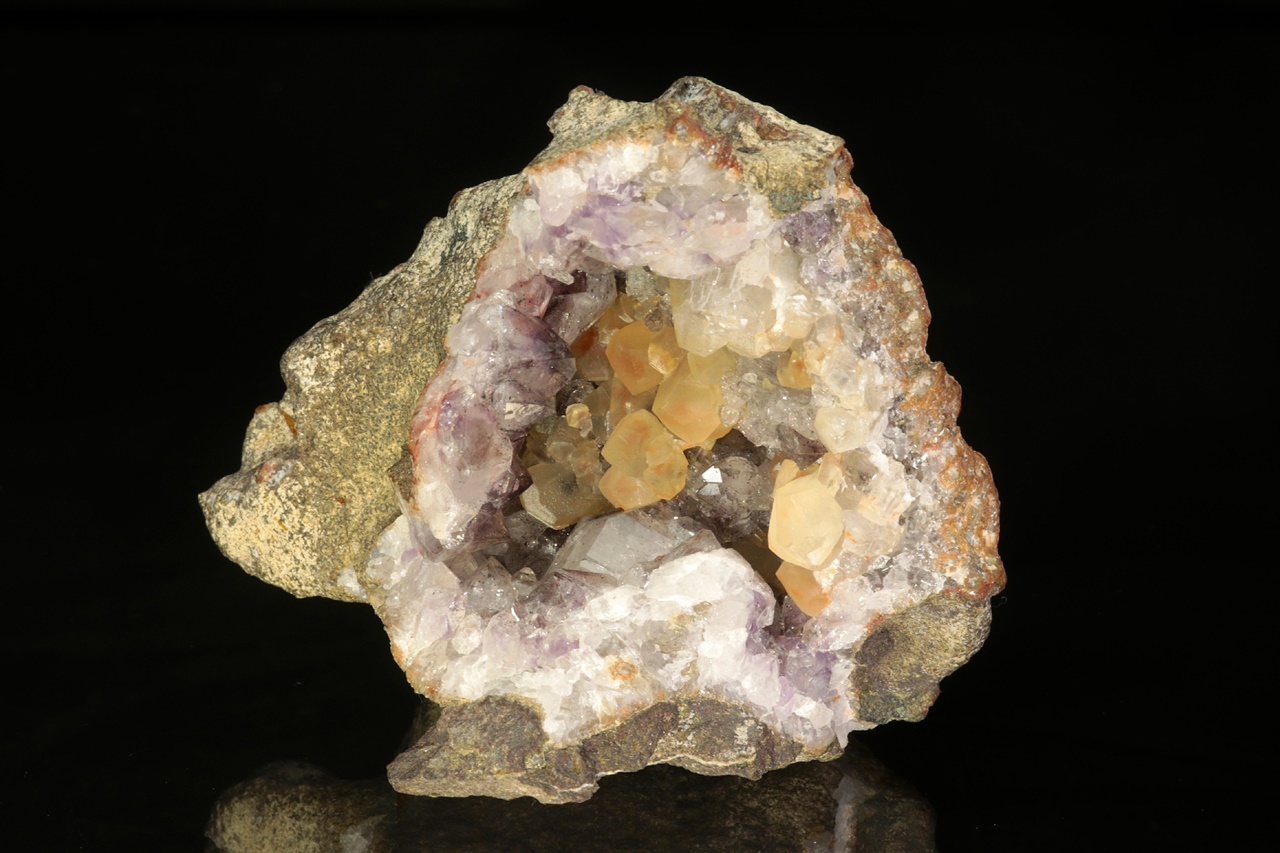 Amethyst, Calcit