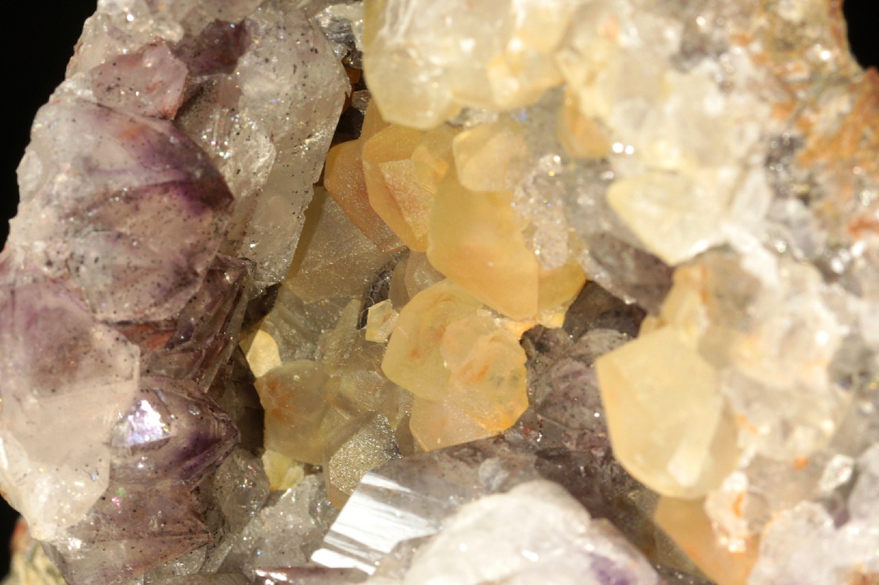 Amethyst, Calcit – Bild 4