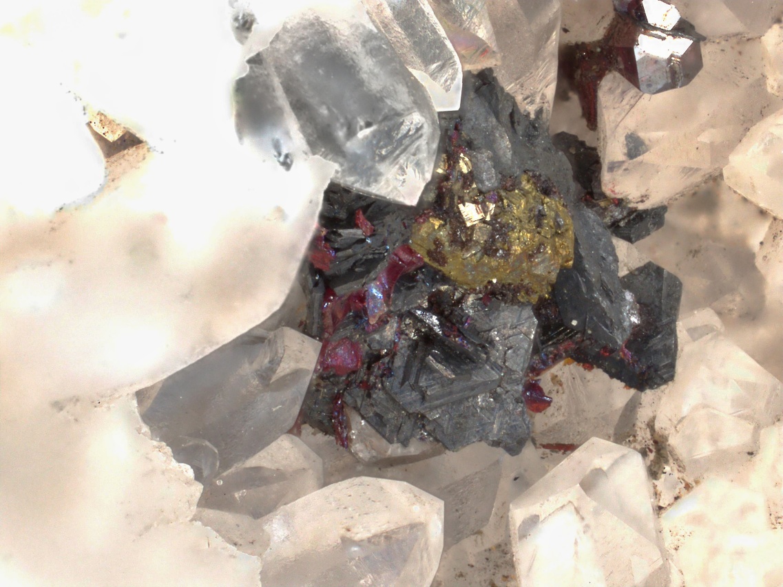 Xanthocon, Proustit, Polybasit – Bild 6