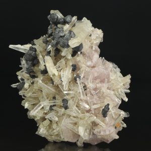 Apatit, sfalerit, křišťál