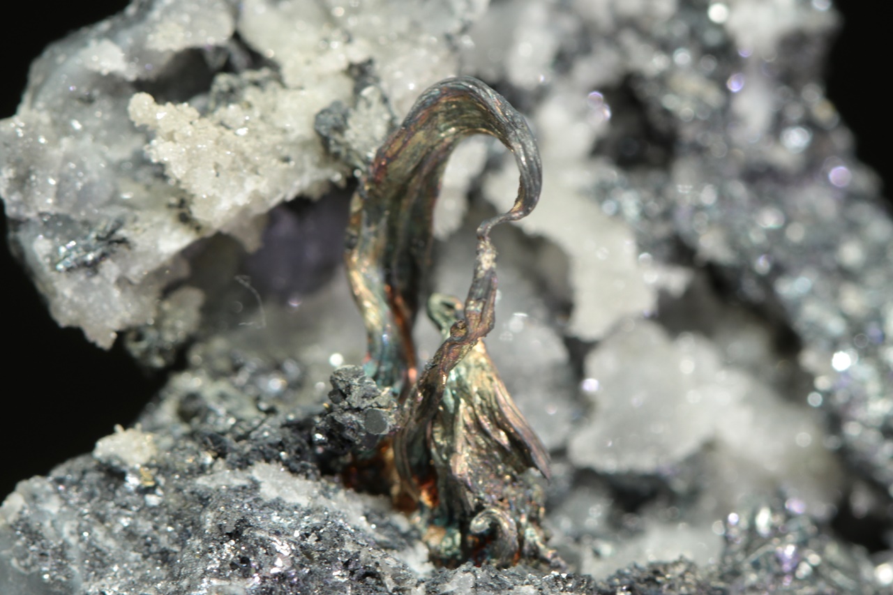 Stříbro, akantit – Bild 5